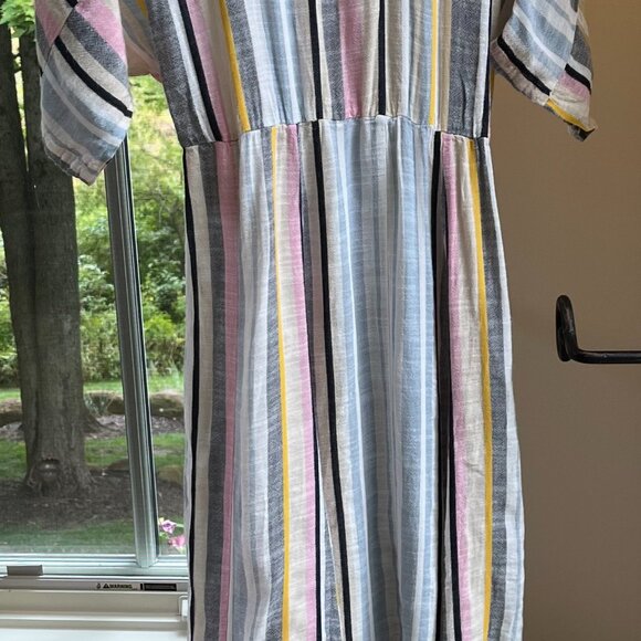 En Creme Maxi Scarf Dress - Size Small - Picture 3 of 5